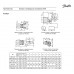 Термостатический клапан DANFOSS угловой RA-N 15 013G0013