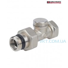 Кран Carlo Poletti V11810CSI нижний прямой с системой антипротечки 