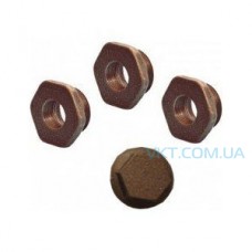 Комплект чугунных переходников с заглушкой (1/2";3/4") Derby K, Toulon, Derby P