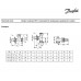 Кран DANFOSS запорный прямой RLV-15 003L0124